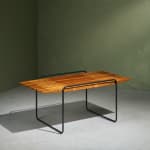 Circular Art Deco Serving Trolley in Walnut, Europe, 1930s