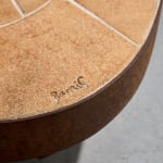 Circular Art Deco Serving Trolley in Walnut, Europe, 1930s