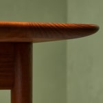 Circular Art Deco Serving Trolley in Walnut, Europe, 1930s