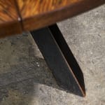 A.B. Svenska Möbelfabrikerna Bodafors, Circular Side Table in Natural and Stained Birch, 1930