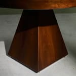 Circular Art Deco Serving Trolley in Walnut, Europe, 1930s