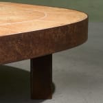 Circular Art Deco Serving Trolley in Walnut, Europe, 1930s