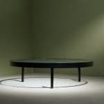 Circular Art Deco Serving Trolley in Walnut, Europe, 1930s