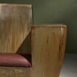 Circular Art Deco Serving Trolley in Walnut, Europe, 1930s