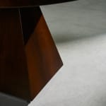 Circular Art Deco Serving Trolley in Walnut, Europe, 1930s