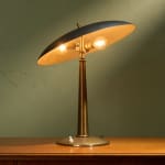 Circular Art Deco Serving Trolley in Walnut, Europe, 1930s