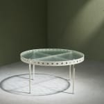 Circular Art Deco Serving Trolley in Walnut, Europe, 1930s