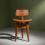 Gastone Rinaldi, Swivel Desk Chair in Cognac Coloured Upholstery, for RIMA, Italy, 1950's