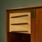 Circular Art Deco Serving Trolley in Walnut, Europe, 1930s