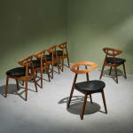 Gastone Rinaldi, Swivel Desk Chair in Cognac Coloured Upholstery, for RIMA, Italy, 1950's