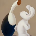 黃本蕊 Benrei HUANG, 擁抱吧！今夜！ Embrace! With your one ear and my one ear, we become one, 2023
