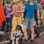 刘小东 LIU Xiaodong, 过桥 Bridge Crossing, 2024