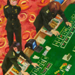 刘小东 LIU Xiaodong, 圆桌 Round Tables, 2023