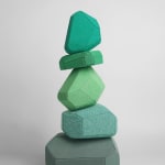 劉正堃 Abei LIU, 紫色呢喃石悄悄守護著 Whisperocks: Purple , 2025