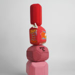 劉正堃 Abei LIU, 紫色呢喃石悄悄守護著 Whisperocks: Purple , 2025