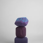 劉正堃 Abei LIU, 紫色呢喃石悄悄守護著 Whisperocks: Purple , 2025