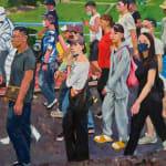 刘小东 LIU Xiaodong, 过桥 Bridge Crossing, 2024