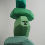 劉正堃 Abei LIU, 紫色呢喃石悄悄守護著 Whisperocks: Purple , 2025