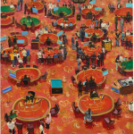 刘小东 LIU Xiaodong, 圆桌 Round Tables, 2023