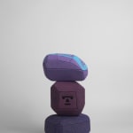 劉正堃 Abei LIU, 紫色呢喃石悄悄守護著 Whisperocks: Purple , 2025