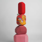 劉正堃 Abei LIU, 紫色呢喃石悄悄守護著 Whisperocks: Purple , 2025