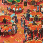 刘小东 LIU Xiaodong, 圆桌 Round Tables, 2023