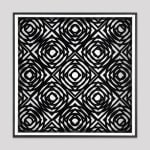 Ennio L. Chiggio, Interferenza Lineare 03 - Quadrati + Cerchi, 1966-2008