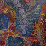 Gabriella Possum Nungurrayi, Grandmother's Country , 2022