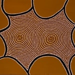 George Wallaby, Lirrejapal (Frog) Dreaming, 1998