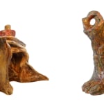 Prabhakar Pachpute, Museum Menageries 44 (The fossil reptile), 2025