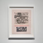 Carl Beam, Thin Red Line A to Z, c. 1990-1995