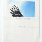 Carl Beam, Thin Red Line A to Z, c. 1990-1995