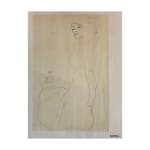 Egon Schiele, Untitled (Grumpy Woman Sitting)