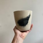 Tilly Slight, Small candle holder (blue halftone), 2024