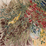 RAYA KASSISIEH, Red succulent love between hard rock mountain terrain, 2022