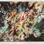 RAYA KASSISIEH, Red succulent love between hard rock mountain terrain, 2022