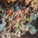 RAYA KASSISIEH, Red succulent love between hard rock mountain terrain, 2022