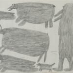 VERA AVAALA (1949-2011) QAMANI'TUAQ (BAKER LAKE), Untitled (Summer Camp Migration), 1980s