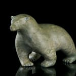 JOSEPHIE ACULIAK (1910-1968) INUKJUAK (PORT HARRISON), Curled Hare, Scenting Danger, 1960