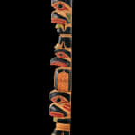 JAMES RUDOLPH (1858-1933) TLINGIT, JUNEAU, ALASKA, Model Totem Pole, c. 1920s