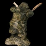 UNIDENTIFIED NUU-CHAH-NULTH ARTISTS, Two Miniature Baskets and a Miniature Rain Hat, 1990s