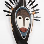 ELLEN SAVAGE (ELLEN SAVAGE XIDHOY) (1919-2004) DEG XINAG ATHABASCAN, Athabaskan Doll with Beaded Coat and Willow Root Basket, 12 Sept...