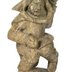 VICTOR MICHAEL WEST, TLINGIT, CREE, AND CELTIC, VANCOUVER / UCLUELET, BC, "Raven-Human" Paddle, Jan 2012