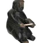 JOSEPHIE ACULIAK (1910-1968) INUKJUAK (PORT HARRISON), Curled Hare, Scenting Danger, 1960