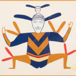 KENOJUAK ASHEVAK, C.C., R.C.A. (1927-2013) KINNGAIT (CAPE DORSET), Tuulliq Taanisiqtuq (Dancing Loon), 2006 #11