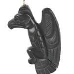 VICTOR MICHAEL WEST, TLINGIT, CREE, AND CELTIC, VANCOUVER / UCLUELET, BC, "Raven-Human" Paddle, Jan 2012