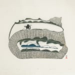 VICTORIA MAMNGUQSUALUK (1930-2016) QAMANI'TUAQ (BAKER LAKE), Untitled Work on Cloth, late 1970s