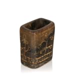 UNIDENTIFIED NUU-CHAH-NULTH ARTISTS, Two Miniature Baskets and a Miniature Rain Hat, 1990s