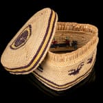 UNIDENTIFIED ALASKAN TSIMSHIAN ARTIST, Open Basket with Cherry Design, 1920s - 1930s