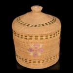 UNIDENTIFIED ALASKAN TSIMSHIAN ARTIST, Open Basket with Cherry Design, 1920s - 1930s